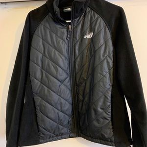 New Balance Quilted Fleece Zip Up Jacket Petite XL